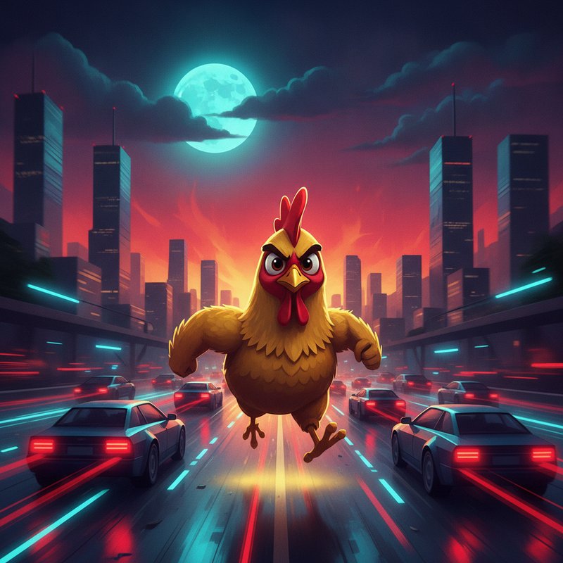 Chicken Road 2 - Gallina attraversa strada trafficata